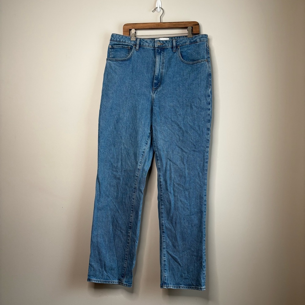 Denim Forum Rowan Super High Rise Straight Jean 32 32L - Picture 14 of 14